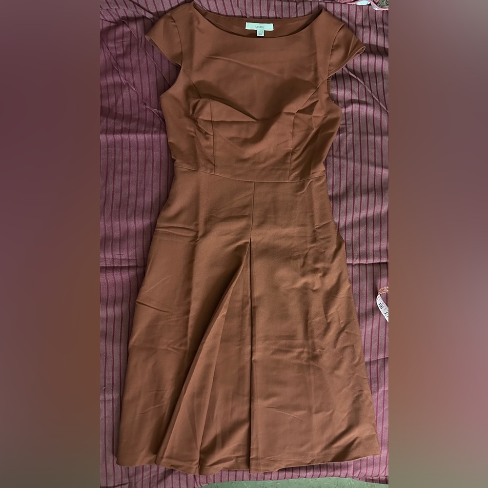 Lark & Ro Dark Coral Color Dress